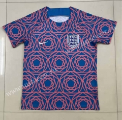 2023-24 England Red&Blue  Training Soccer Jersey AAA
