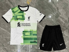 2023-24 Liverpool  Away White&Green Thailand Soccer Uniform-GB