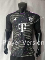 Player  Version 2023-24 Bayern München Away Black  Thailand Soccer Jersey AAA-4691