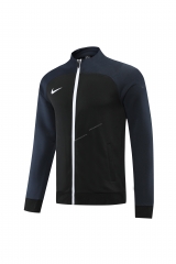 2023-24  Nike Black &Blue Soccer Jacket -LH