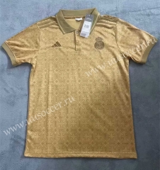 2023-2024 Special Version Real Madrid Golden Thailand Polo Shirt-1905