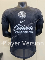 Player verison 2023-24 Club America Black  Thailand Soccer Jersey AAA-5698