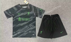 2023-24 Liverpool Black Thailand Soccer Uniform-AY