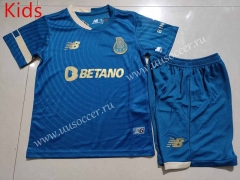 2023-2024 Porto 2nd Away Blue Kids/Youth Soccer Uniform-507