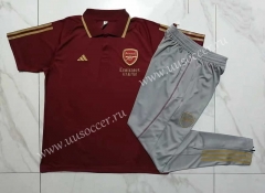 2023-2024 Arsenal Date Red Thailand Polo Uniform-815