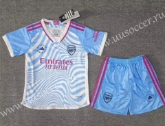 2023-24 Arsenal Blue kids  Soccer Uniform