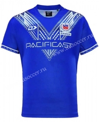 2024 Samoa Home Blue Thailand Rugby Jersey