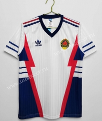 Retro Version 1990 Yugoslavia Away White Thailand Soccer Jersey AAA-C1046