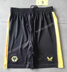 2023-2024 Wolverhampton Wanderers Home Black Thailand Soccer Shorts-2886