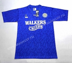 92-94 Leicester City Home Blue Thailand Soccer Jersey AAA-7568