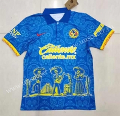 2023-2024 Day Of The Dead Special Version Club América Blue Thailand Soccer Jersey AAA-912