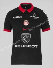 2024 Toulouse Home Black Thailand Rugby Shirt