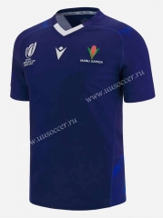 2023 Samoa Home Blue Thailand Rugby Jersey