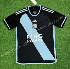 （s-4xl）2023-24 Leicester City Black& Blue Thailand Soccer Jersey AAA-403