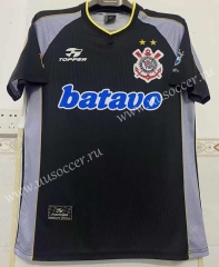 Retro Version 1999 Corinthians 2nd Away Black Thailand Soccer Jersey AAA-6895