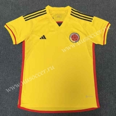 23-24  Colombia  Home Yellow  Thailand Soccer Jersey-8430