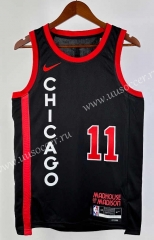 2024 City Edition Chicago Bulls Black #11  NBA Jersey-311