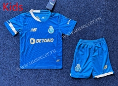 23-24 Porto 2nd Away Blue Kids/Youth Soccer Uniform-GB