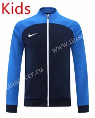 23-24 Nike Blue Thailand Kids/Youth Soccer Jacket-LH