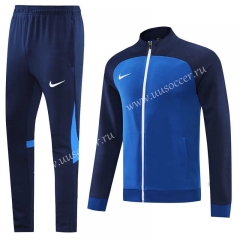 Nike Blue Thailand Kids/Youth Soccer Jacket Uniform-LH