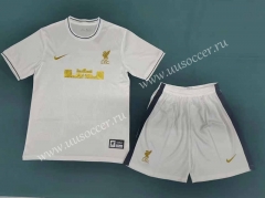 2024-2025 Liverpool White Soccer Uniform-6748
