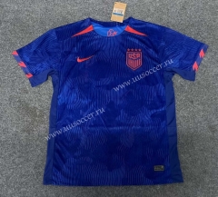 2023-2024 USA Away Blue Thailand Soccer Jersey AAA-3066