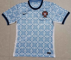 23-24 Portugal Floralwhite Thailand Soccer Jersey AAA-709