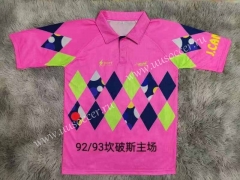 Retro Version 92-93 Mexico J.Campos Home Pink Thailand Soccer Jersey AAA-9755