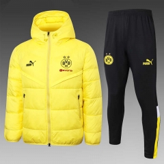 2023-2024 Borussia Dortmund Yellow Cotton Suit With Hat-815