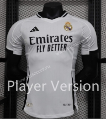 Player Version 2024-2025 Real Madrid Home White  Thailand Soccer Jersey AAA-888