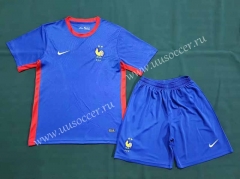 2024-2025 France  Home Blue Soccer Uniform-3454