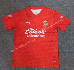 (S-4XL) 2023-2024 Deportivo Guadalajara Red Thailand Soccer Jersey AAA-5378