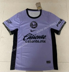 (S-4XL) 2023-2024 Club America Correct Version 2nd Away Purple Thailand Soccer Jersey AAA-818