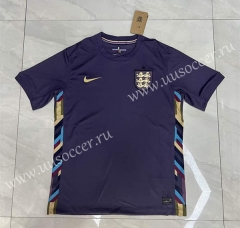 2024-25 England Away Purple Thailand Soccer Jersey AAA-4506