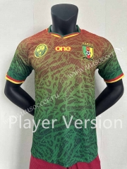 Player version 2024-25 Cameroon Green Thailand Soccer Jersey-2016