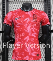 Player version 2023-24 Korea Republic Home Red Thailand Soccer Jersey AAA-888