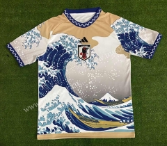 2024-2025 Japan Wave Version White&Blue Thailand Soccer Jersey AAA-416