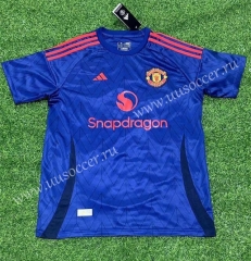 2024-25 Manchester United Blue Soccer Jersey AAA-0287