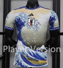 Player Version 2023-2024 Japan White&Blue Thailand Soccer Jersey AAA-888