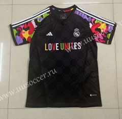 2023-2024 Real Madrid Special Version Black&Purple Thailand Soccer Jersey AAA-305