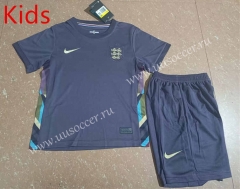2024-2025 England Purple Kids/Youth Soccer Uniform-507