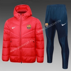 2023-2024 Barcelona Red Cotton Suit With Hat-815