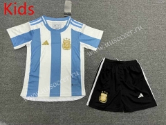 2024-2025 Argentina Blue and White Kids/Youth Soccer Uniform-1506