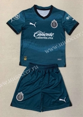 2023-24  Deportivo Guadalajara 2nd Away Blue Soccer Uniform-AY