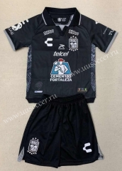2023-2024 Club León Away Black Kid/Youth Soccer Uniform-AY
