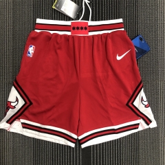 NBA Chicago Bull Red Shorts-311