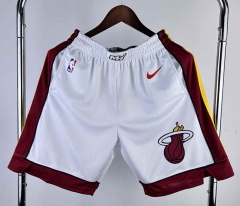 Miami Heat Home White NBA Shorts -311