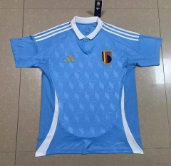(S-4XL) 2024-2025 Belgium Blue Thailand Soccer Jersey AAA-3234