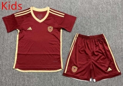 2024-25 Venezuela Home Red Kids/Youth Soccer Uniform-3162