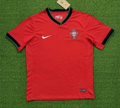 (s-4xl)2024-2025 Portugal Home Red Thailand Soccer Jersey AAA-403